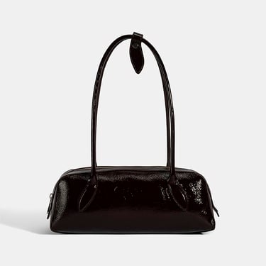  Kadın Bordo Rugan Deri Omuz Çantası