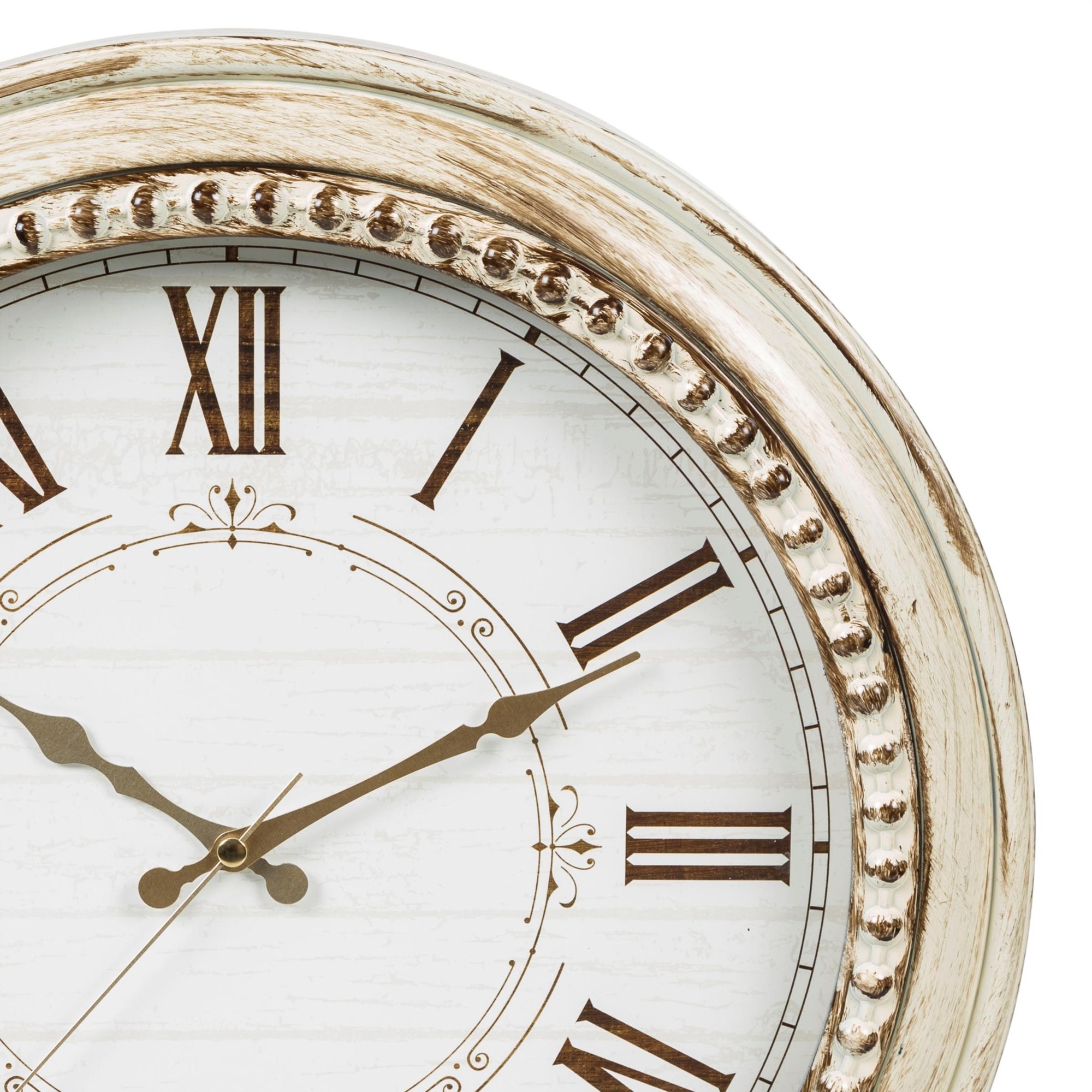 ESKİTME BEJ DUVAR SAATİ