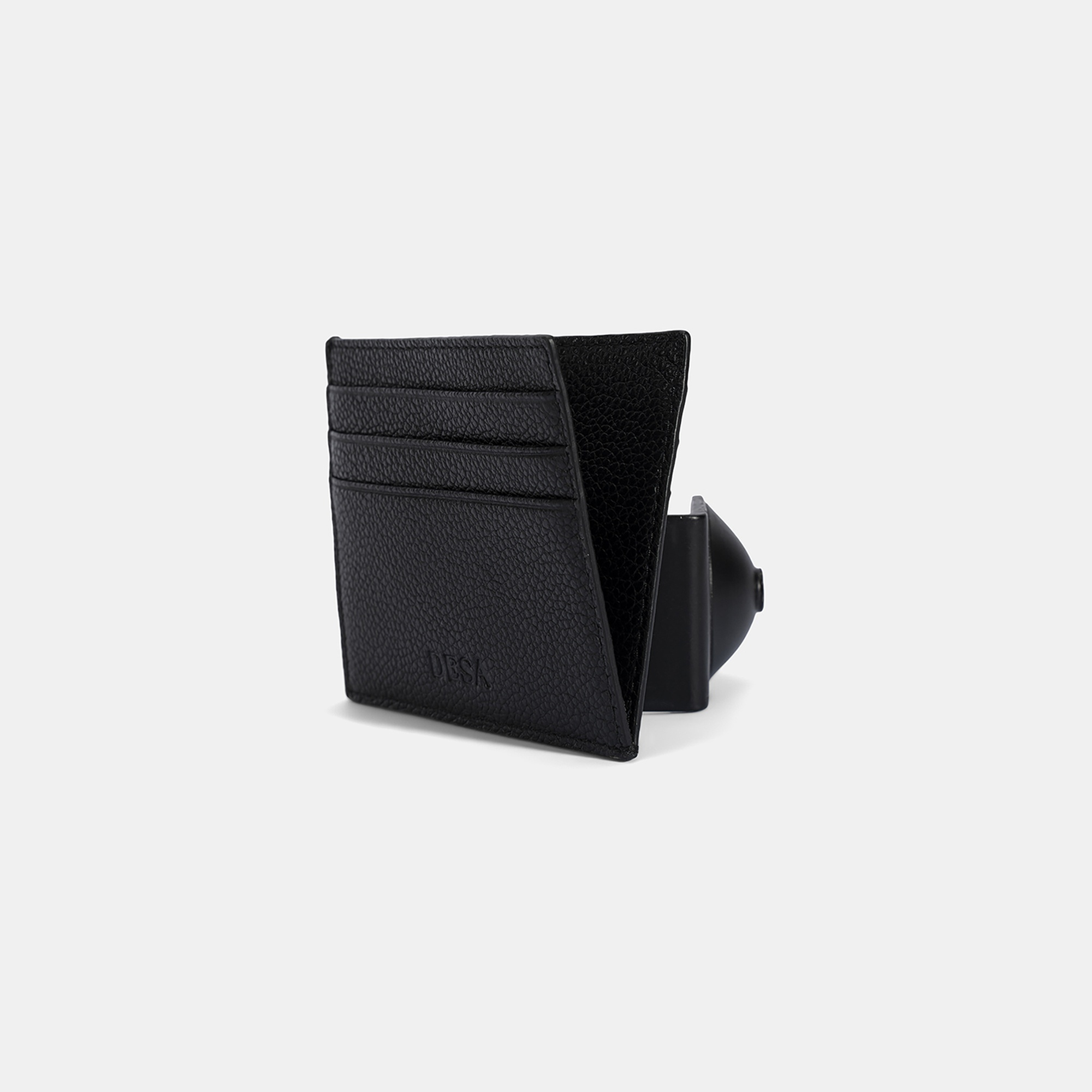 Kadın Siyah Deri Kartlık