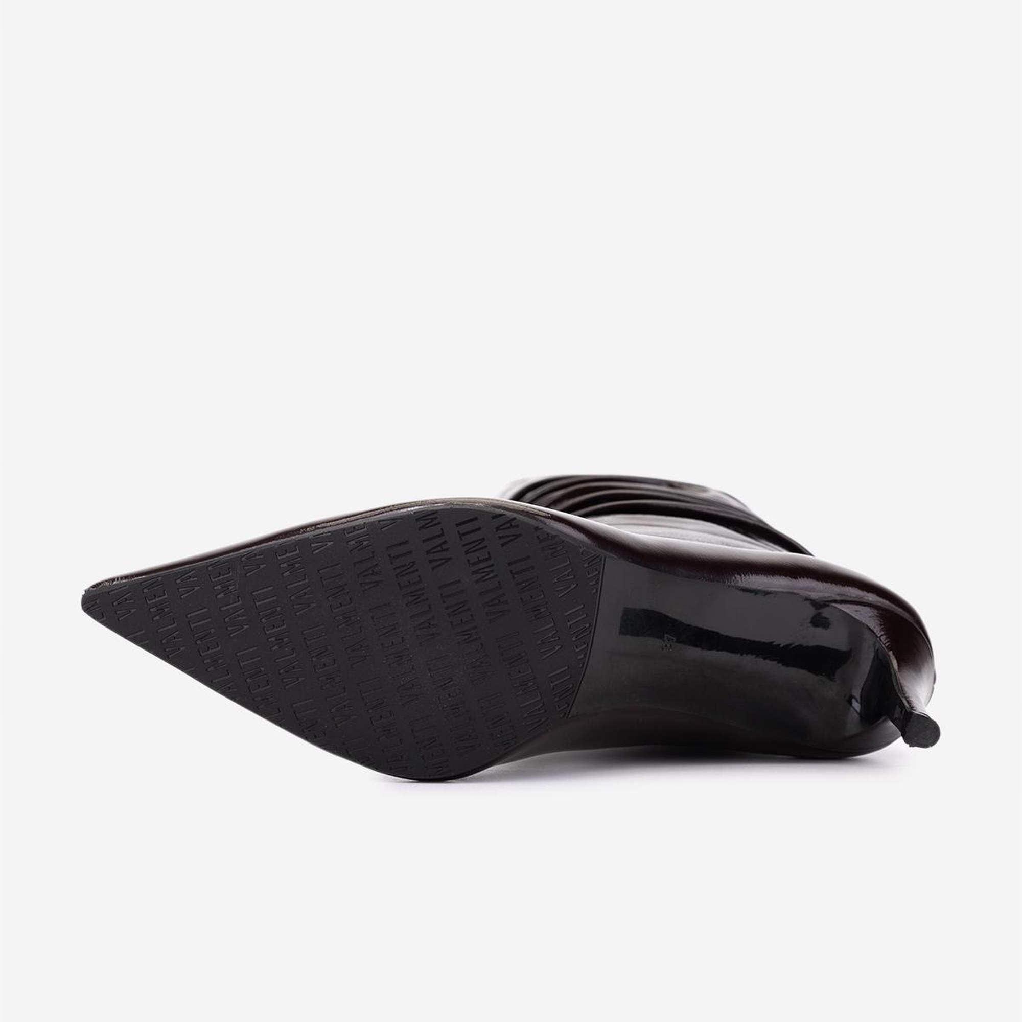 Valmenti Kadın Hakiki Deri Kahverengi Topuklu Çizme