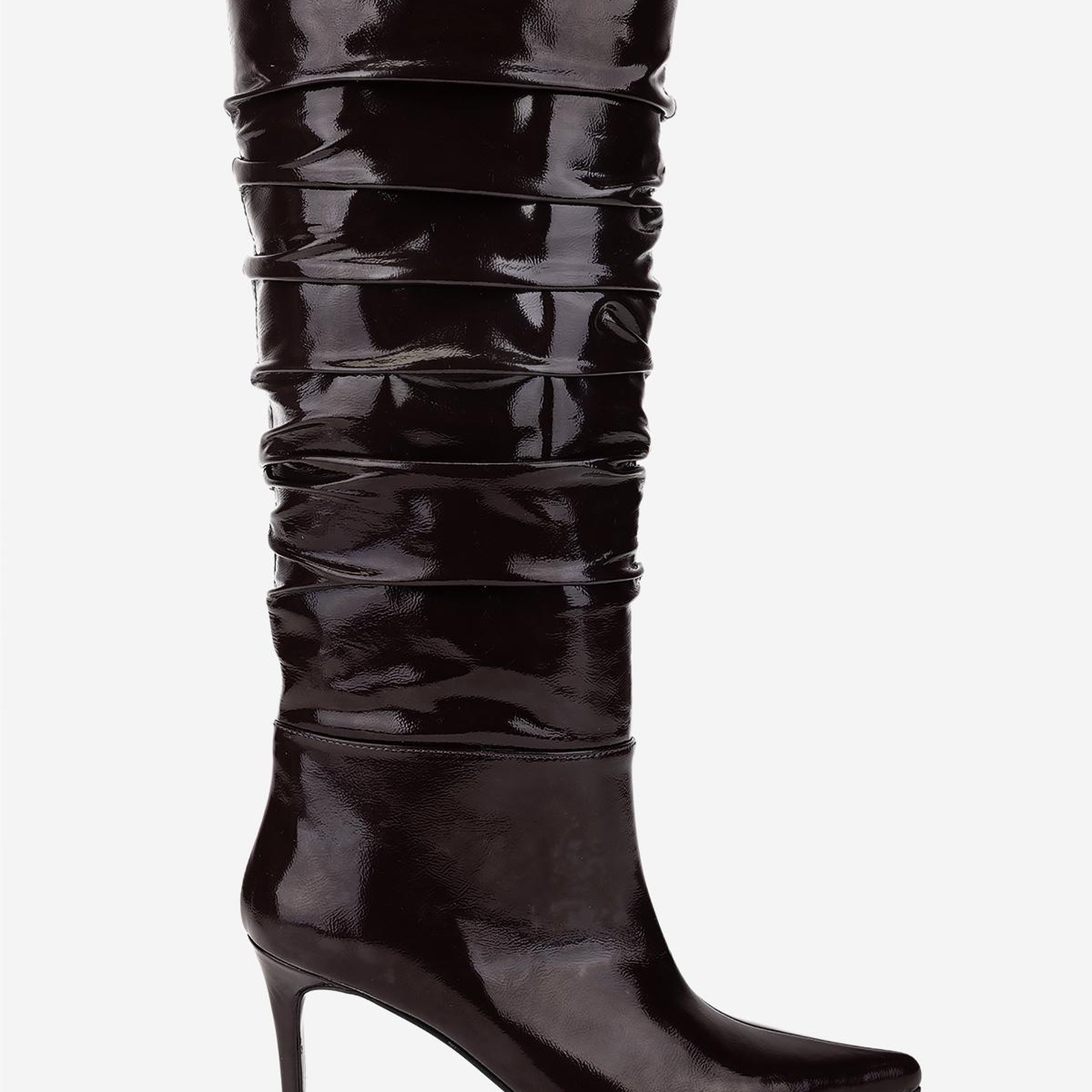 Valmenti Kadın Hakiki Deri Kahverengi Topuklu Çizme