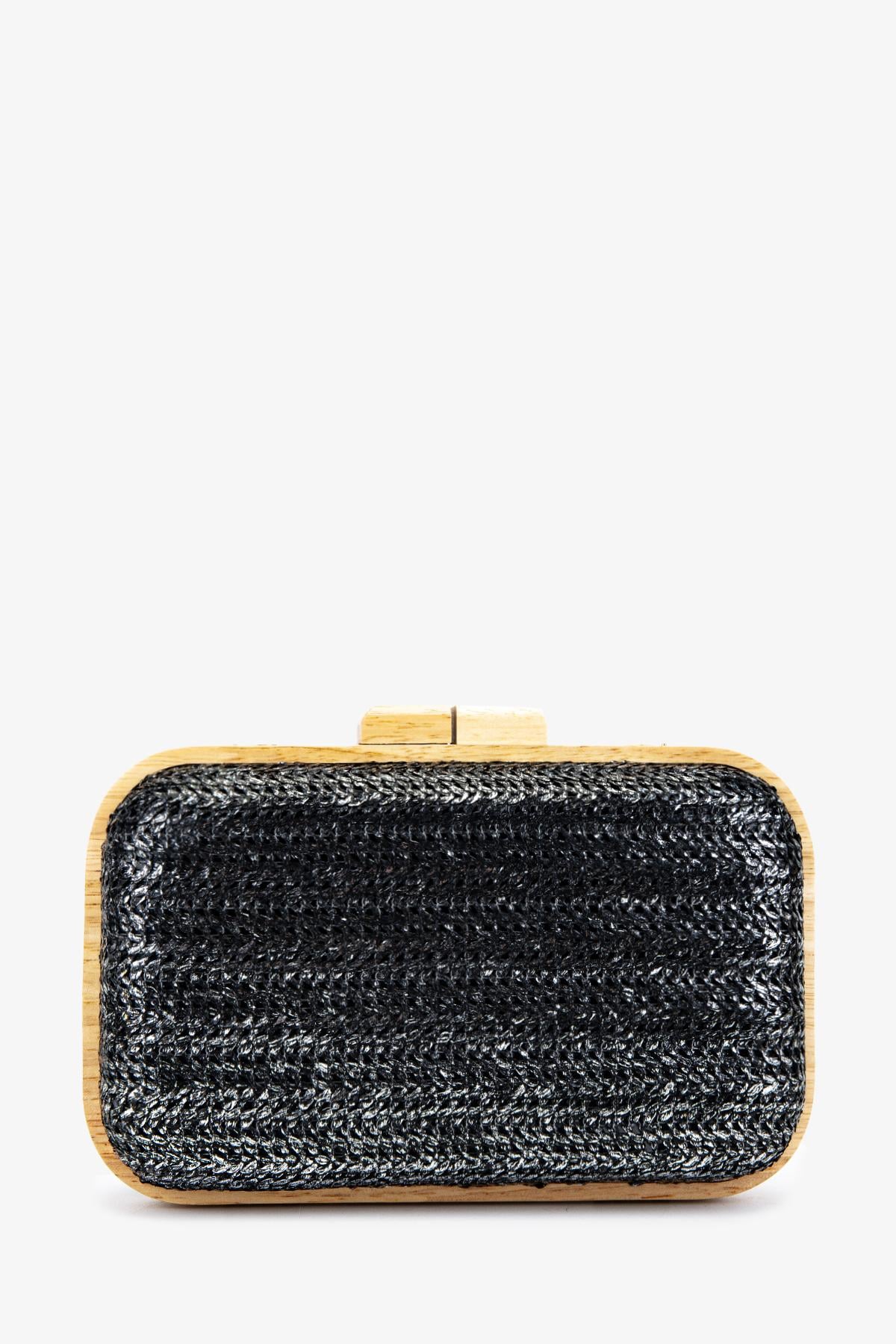  Valmenti Kadın Vegan Siyah Abiye Çanta