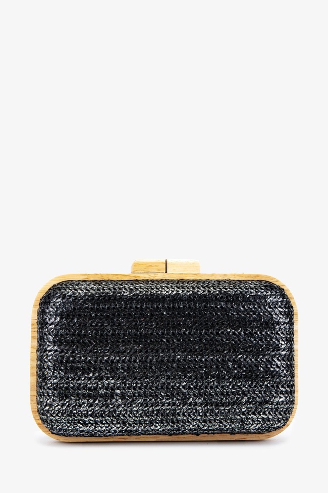  Valmenti Kadın Vegan Siyah Abiye Çanta