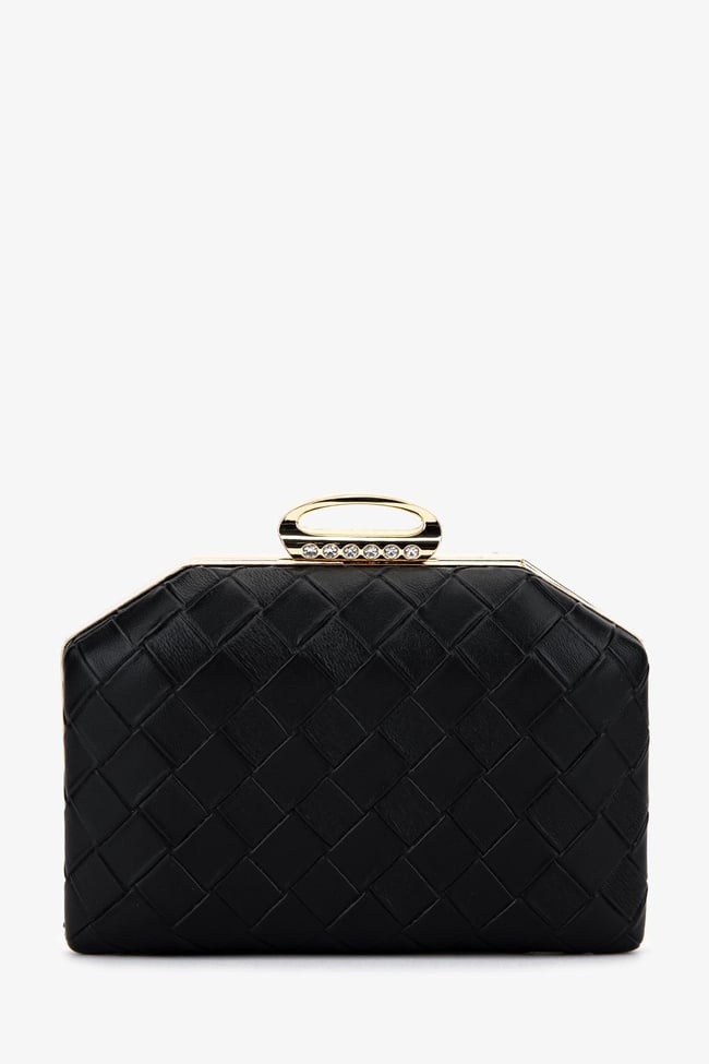  Valmenti Kadın Vegan Siyah Abiye Çanta