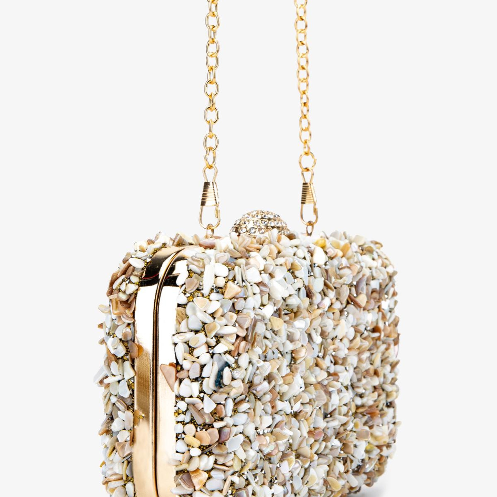 Valmenti Kadın Vegan Bej Abiye Çanta