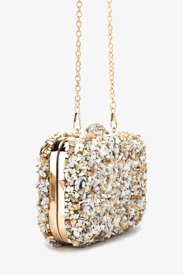  Valmenti Kadın Vegan Bej Abiye Çanta