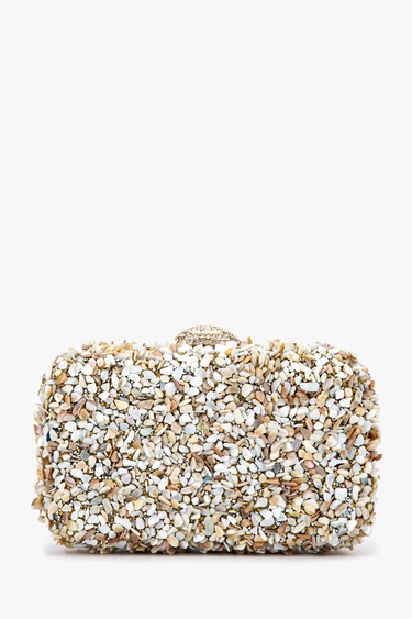  Valmenti Kadın Vegan Bej Abiye Çanta