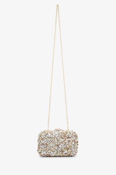  Valmenti Kadın Vegan Bej Abiye Çanta