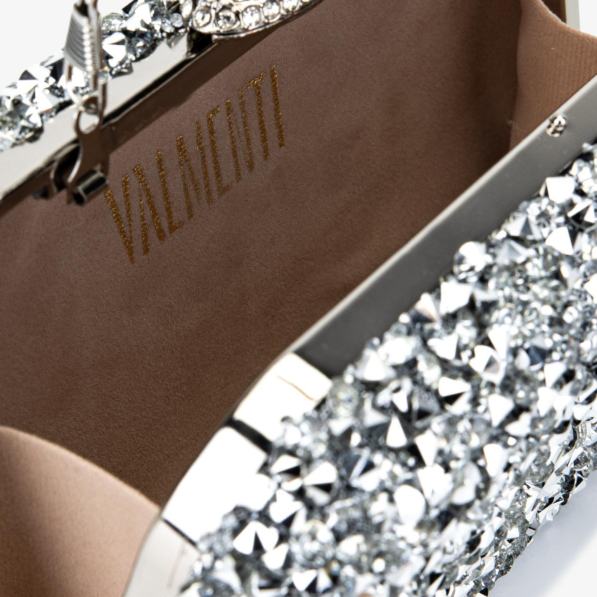 Valmenti Kadın Vegan Gri Abiye Çanta