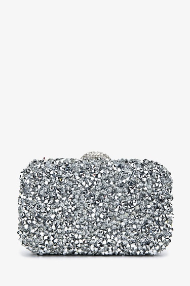  Valmenti Kadın Vegan Gri Abiye Çanta