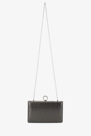  Valmenti Kadın Vegan Gri Abiye Çanta