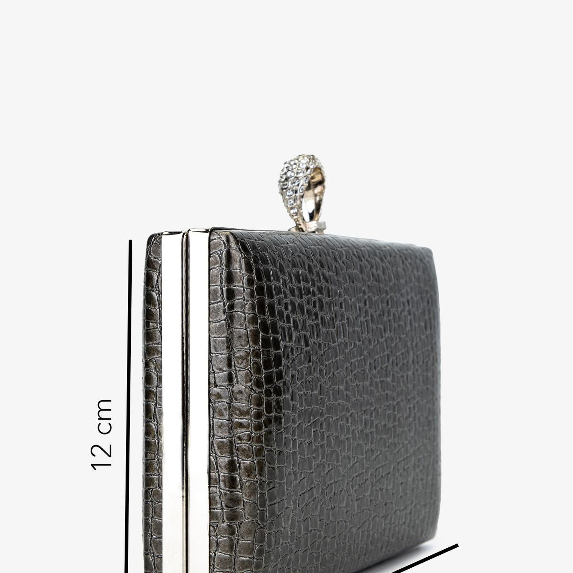 Valmenti Kadın Vegan Gri Abiye Çanta