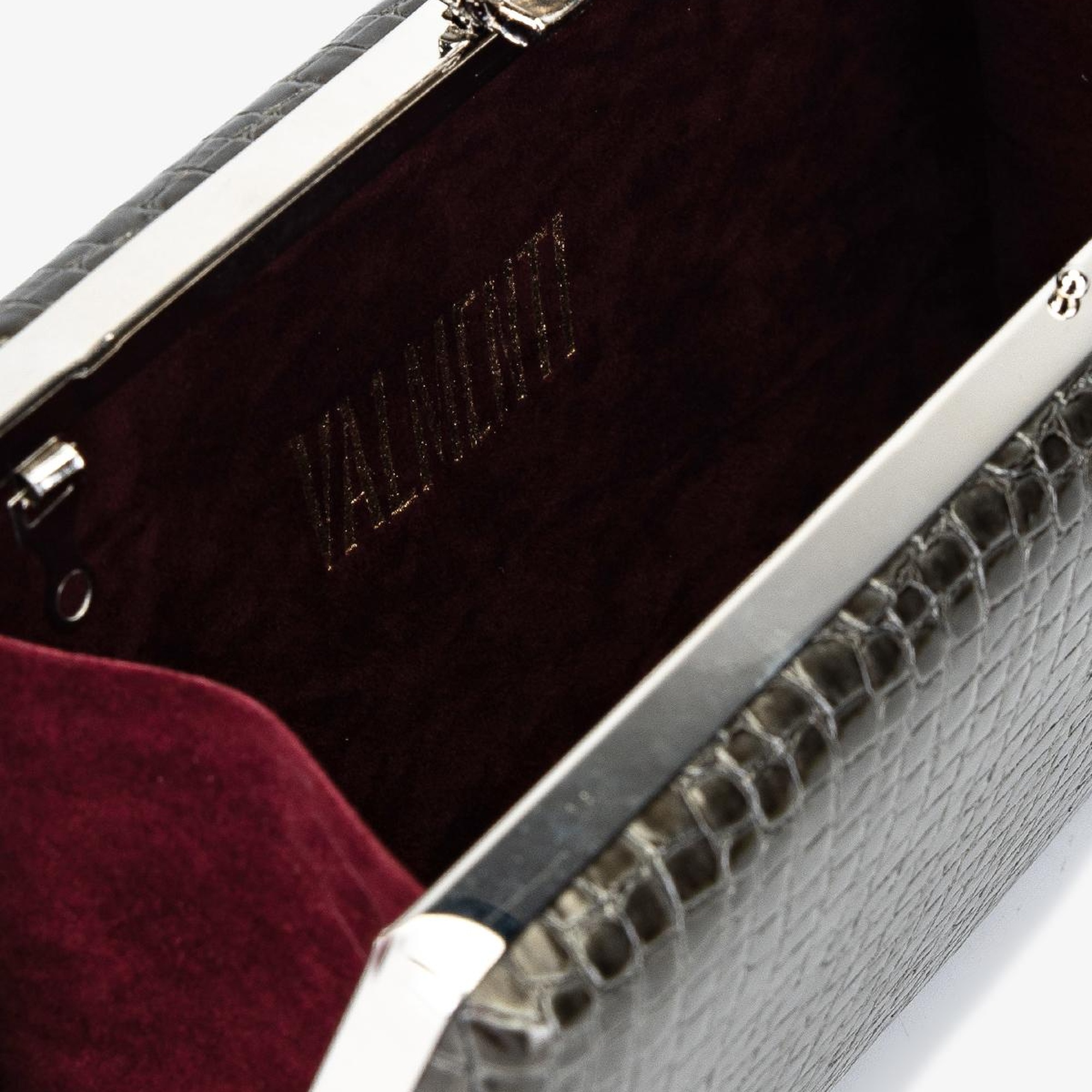 Valmenti Kadın Vegan Gri Abiye Çanta