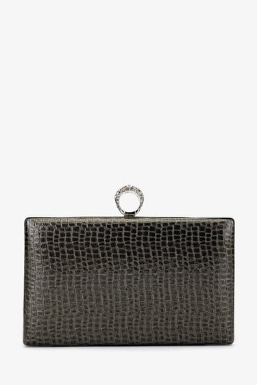  Valmenti Kadın Vegan Gri Abiye Çanta