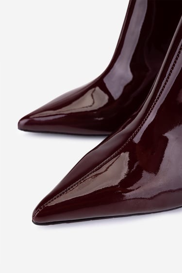  Valmenti Kadın Hakiki Deri Bordo Topuklu Bot