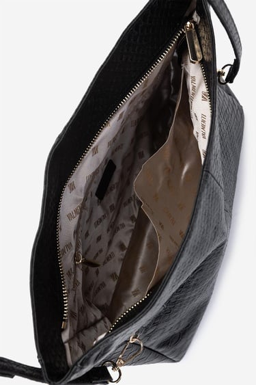  Valmenti Kadın Suni Deri Siyah Yılan Omuz Çanta