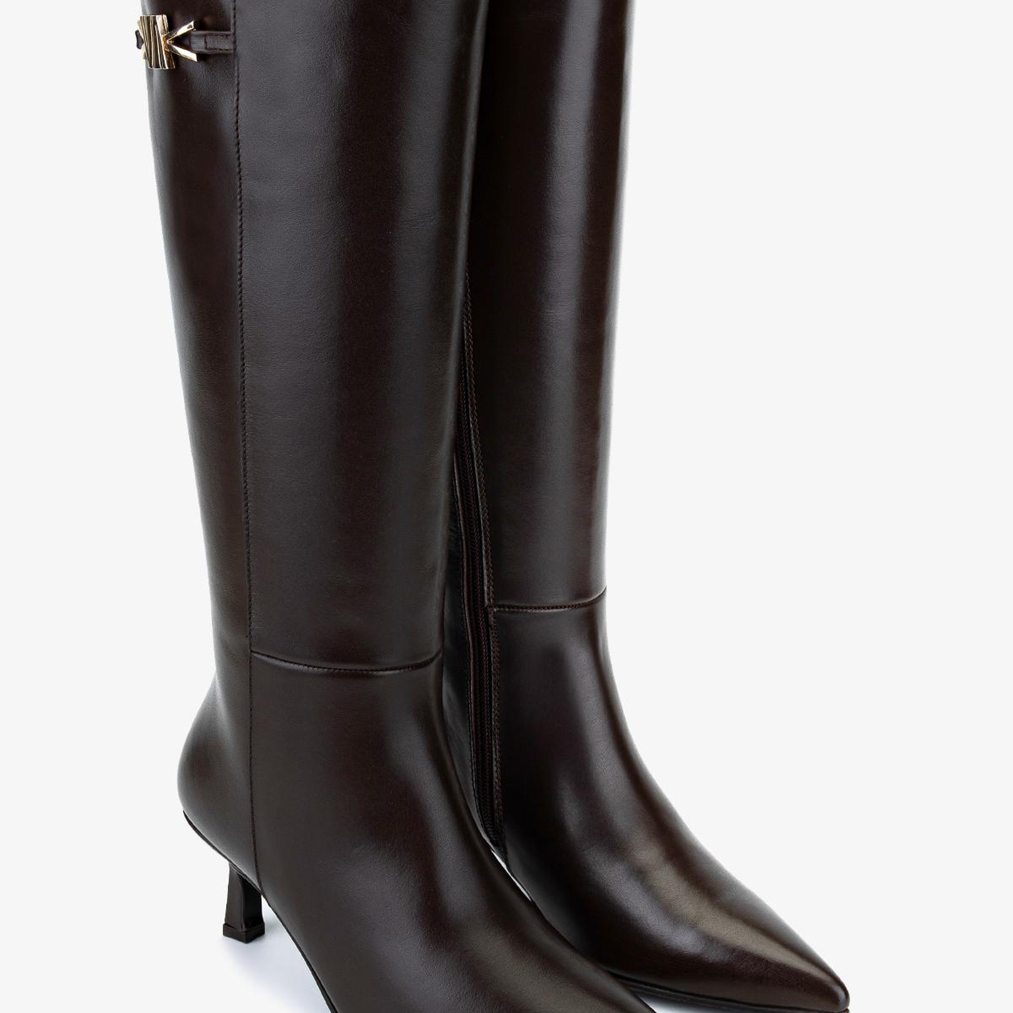 Valmenti Kadın Hakiki Deri Kahverengi Klasik Çizme