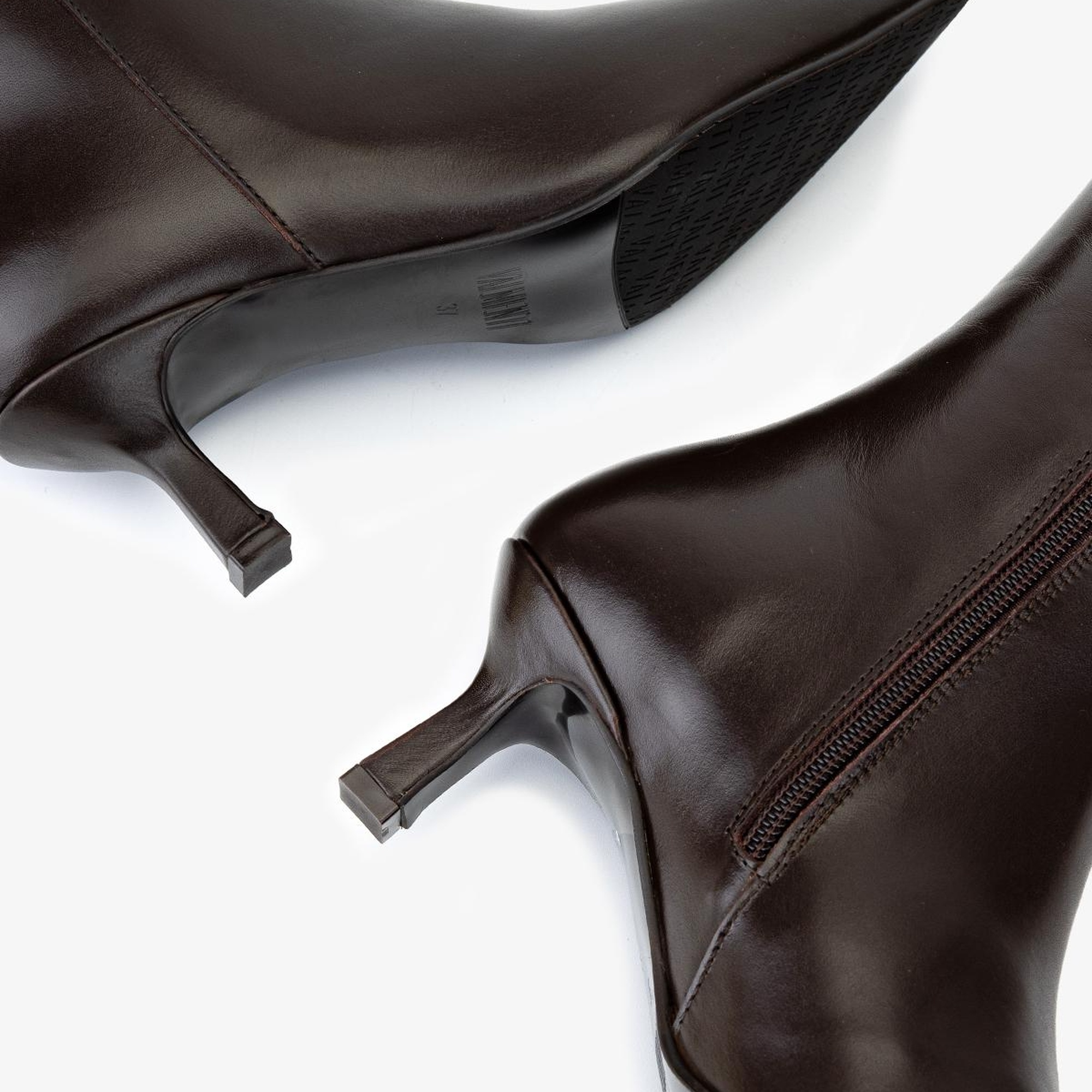 Valmenti Kadın Hakiki Deri Kahverengi Klasik Çizme