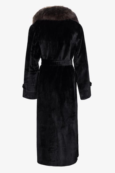  Valmenti Kadın Tekstil Siyah Kaban Mont