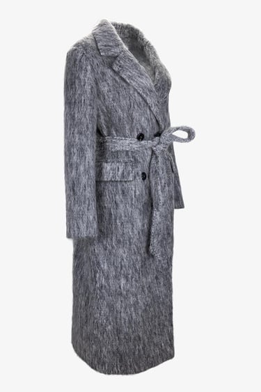  Valmenti Kadın Tekstil Gri Kaban Mont