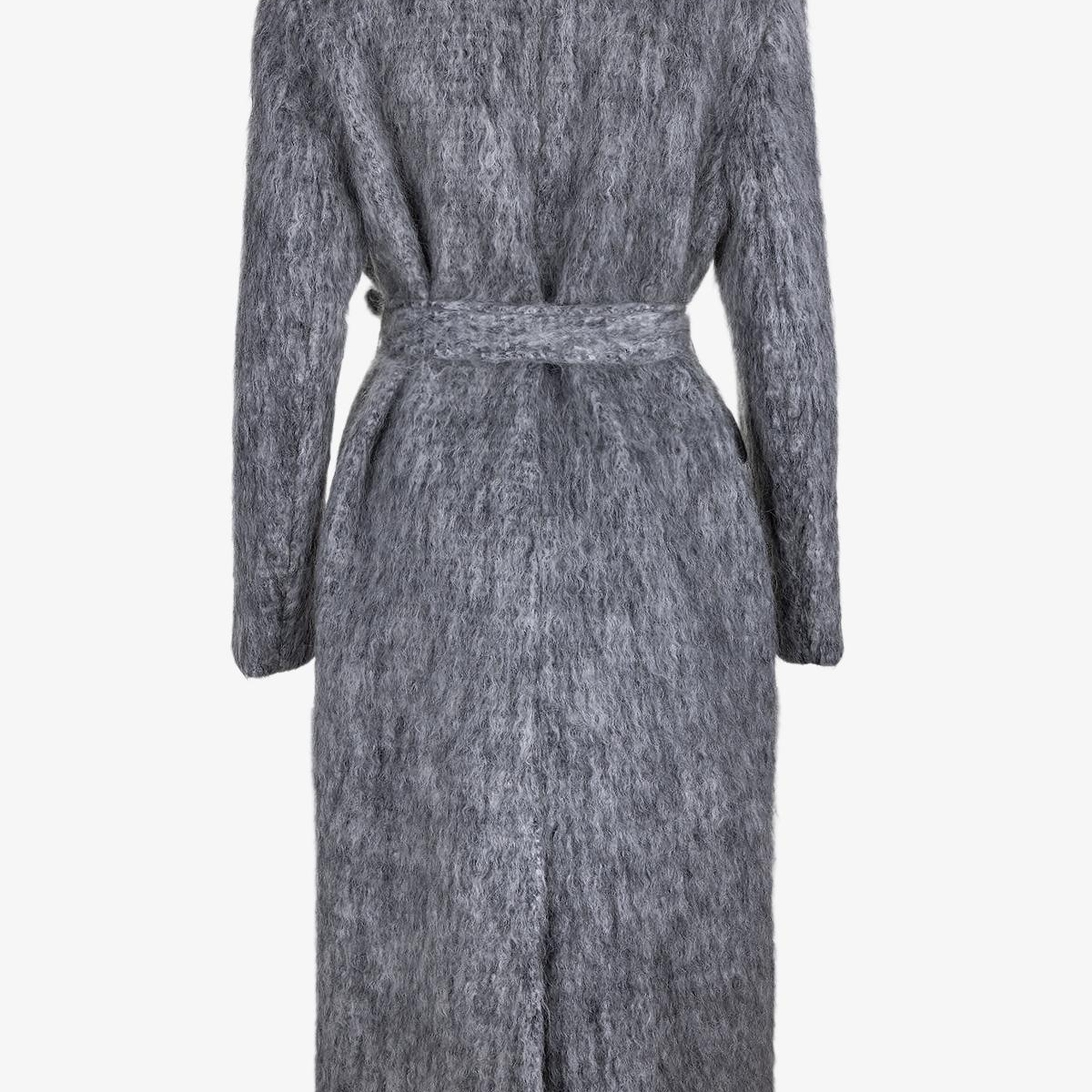 Valmenti Kadın Tekstil Gri Kaban Mont