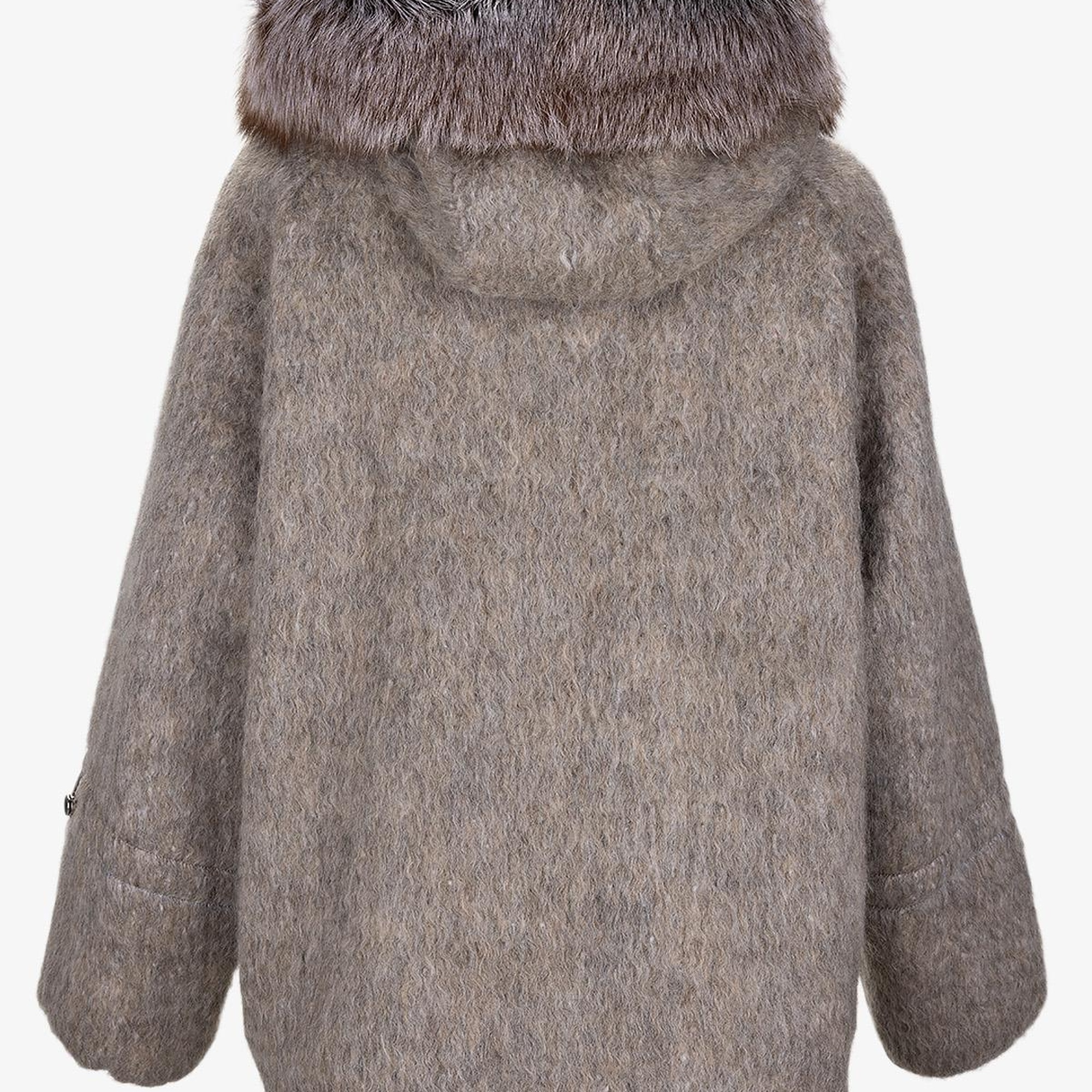 Valmenti Kadın Tekstil Bej Kaban Mont