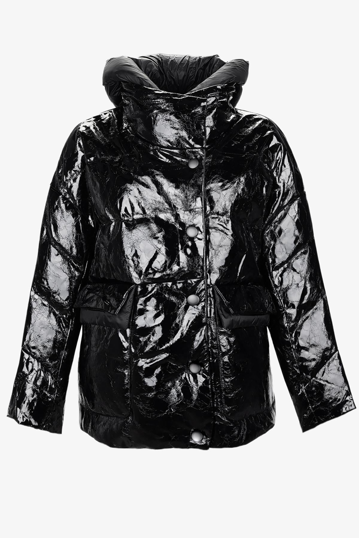  Valmenti Kadın Tekstil Siyah Mont