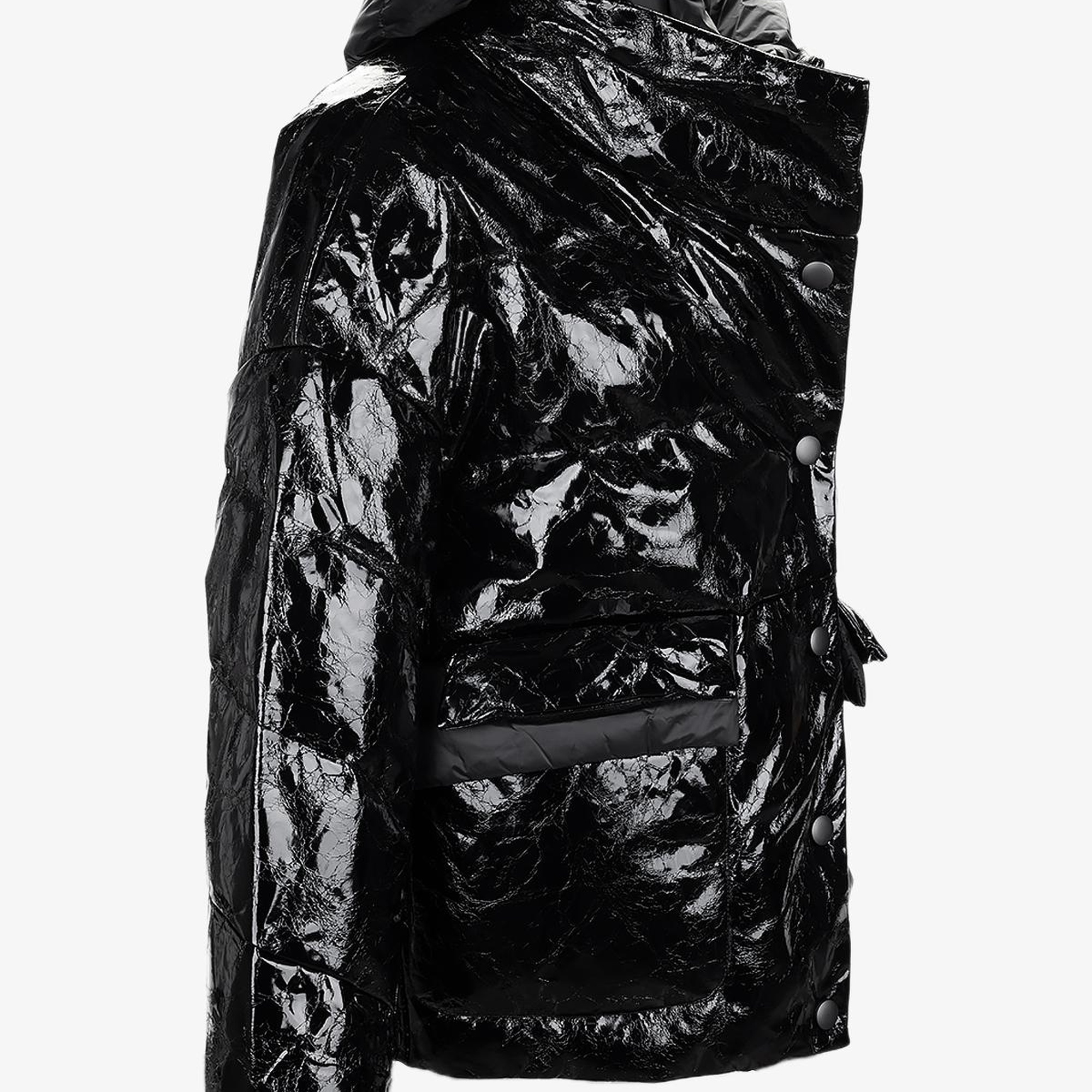 Valmenti Kadın Tekstil Siyah Mont