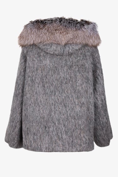  Valmenti Kadın Tekstil Vizon Kaban Mont