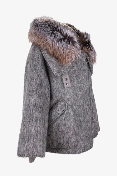  Valmenti Kadın Tekstil Vizon Kaban Mont