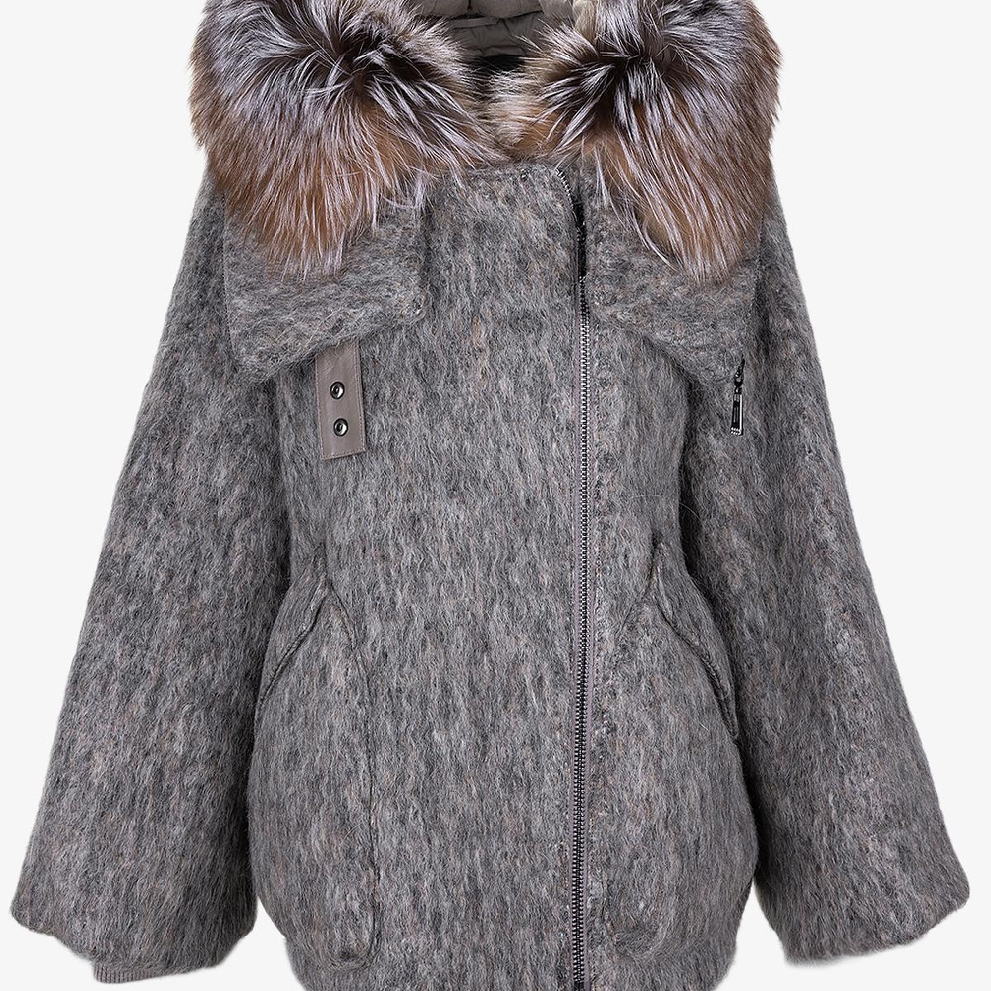 Valmenti Kadın Tekstil Vizon Kaban Mont