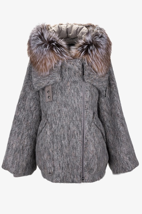  Valmenti Kadın Tekstil Vizon Kaban Mont