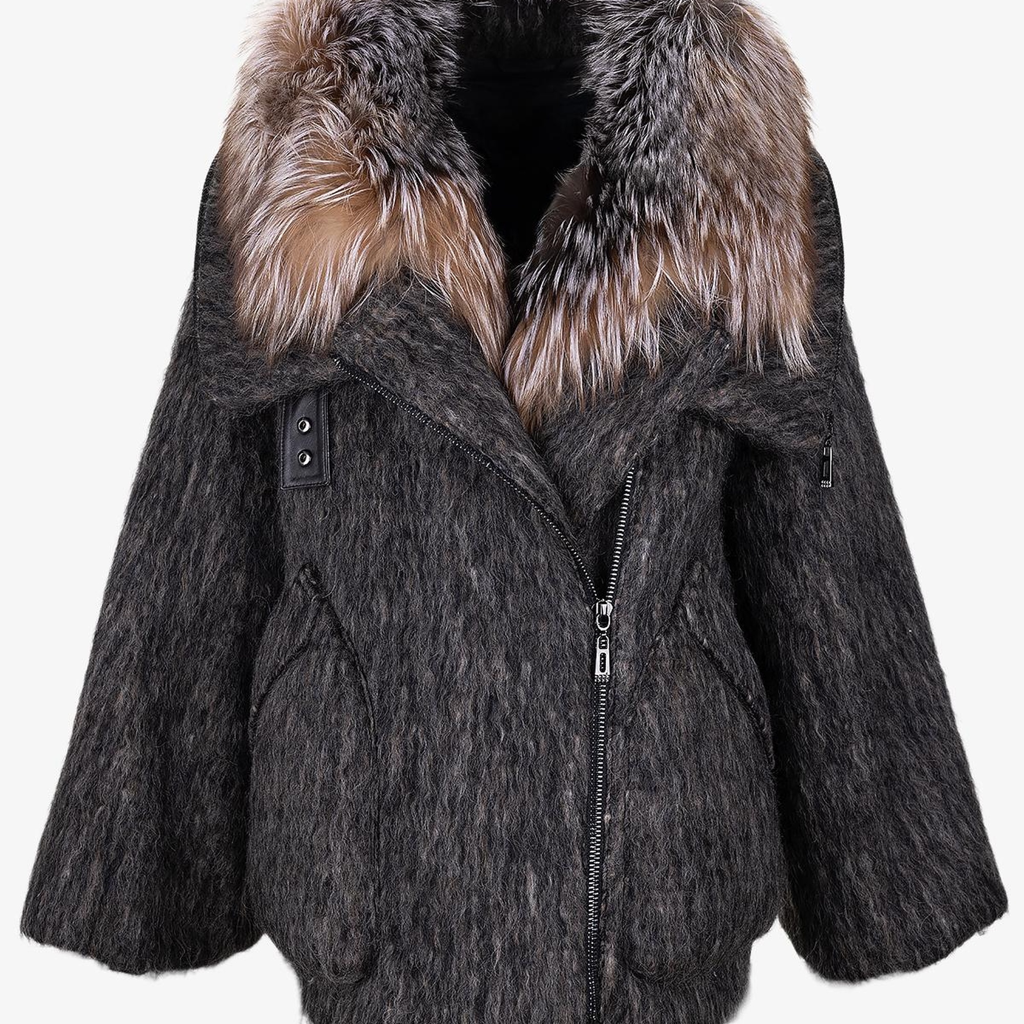 Valmenti Kadın Tekstil Kahverengi Kaban Mont