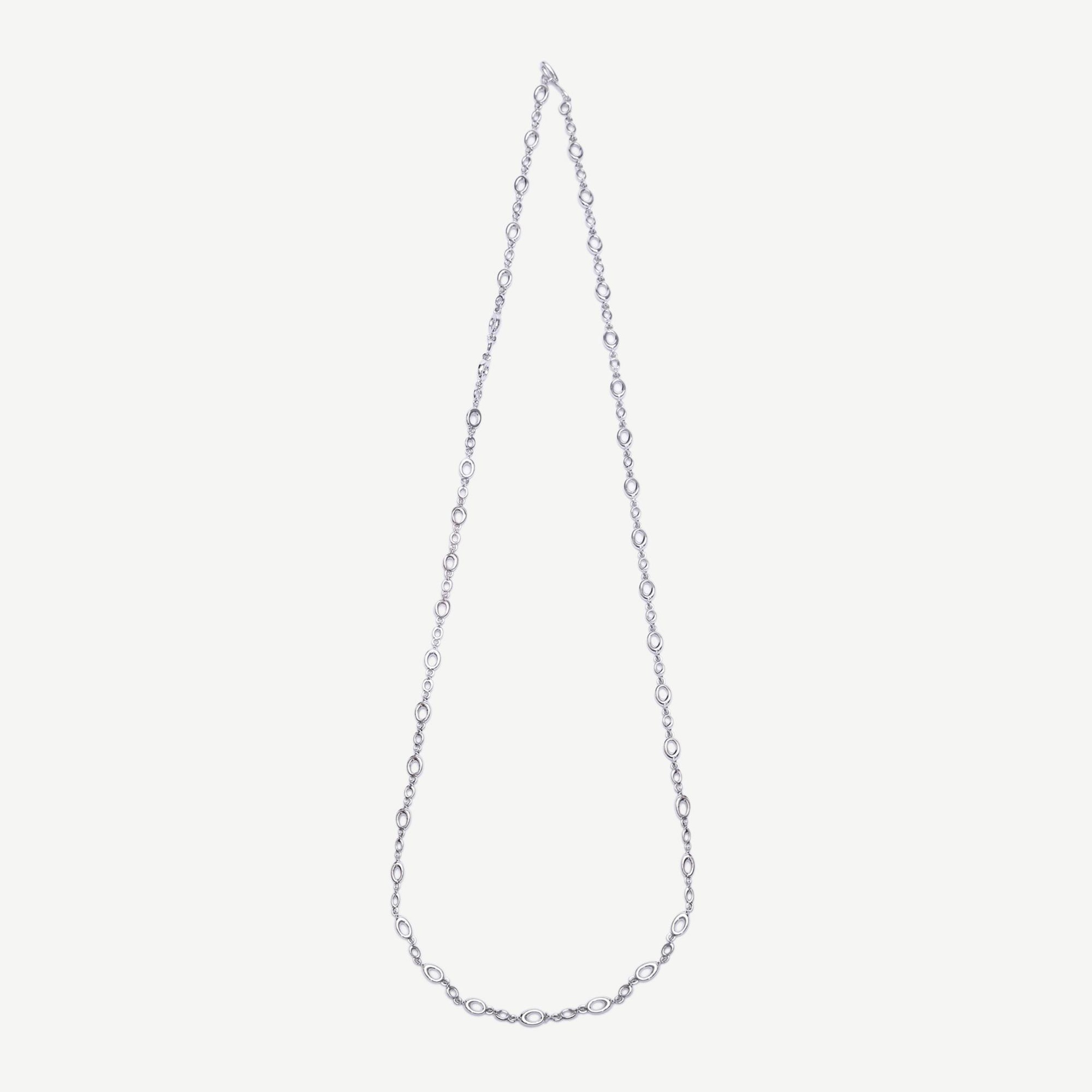 YARGICI Uzun Silver Zincir Kolye