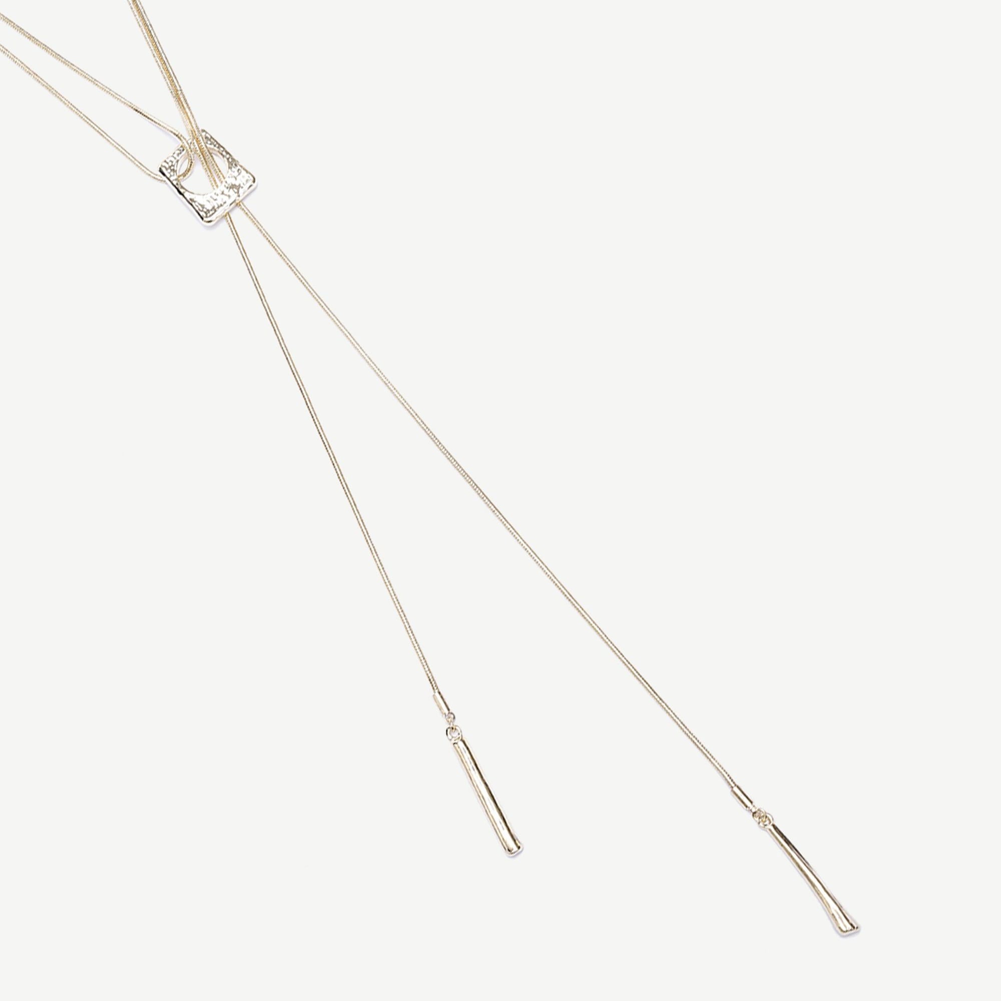 YARGICI Kapama Detaylı Uzun Kolye