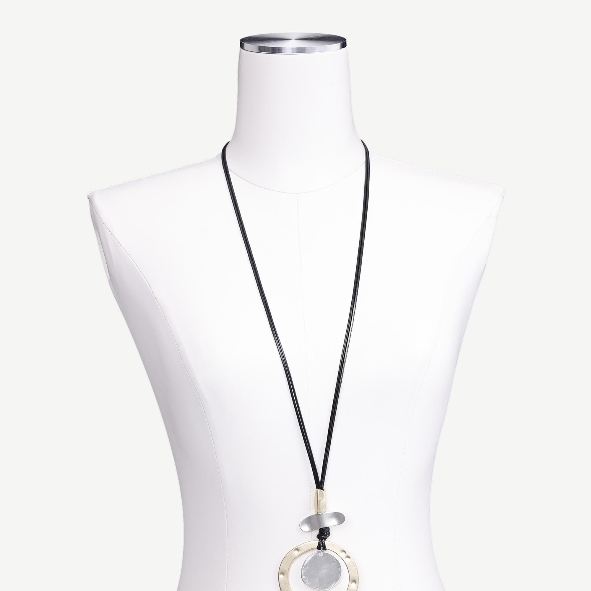 YARGICI Metal Uç Detaylı Uzun Kolye