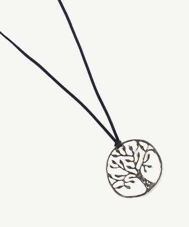  YARGICI Ağaç Figürlü Uzun Kolye