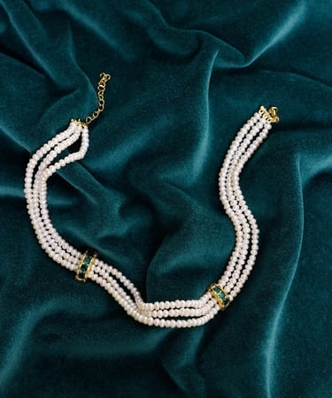  YARGICI Çok Sıralı İnci Kolye