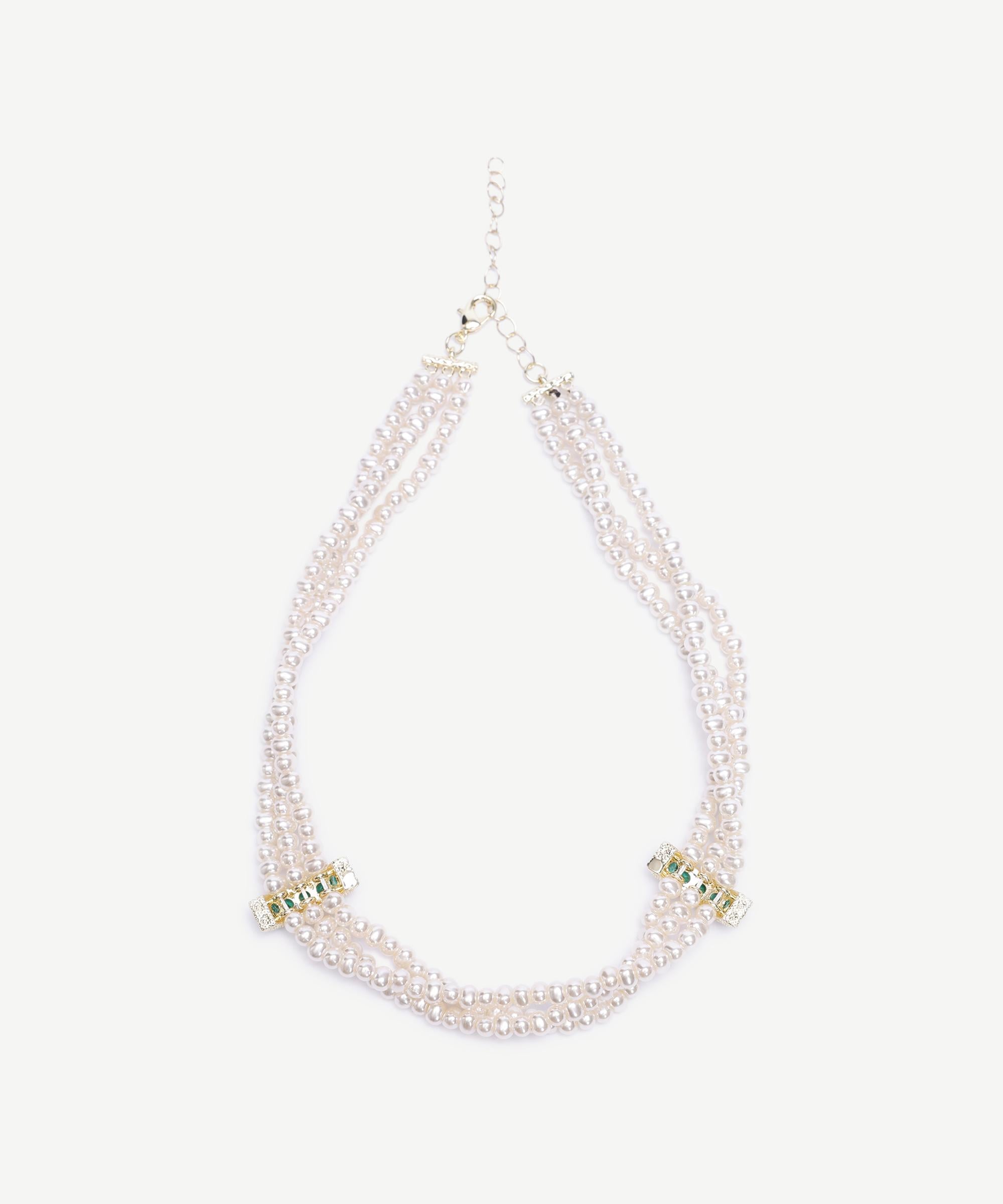  YARGICI Çok Sıralı İnci Kolye
