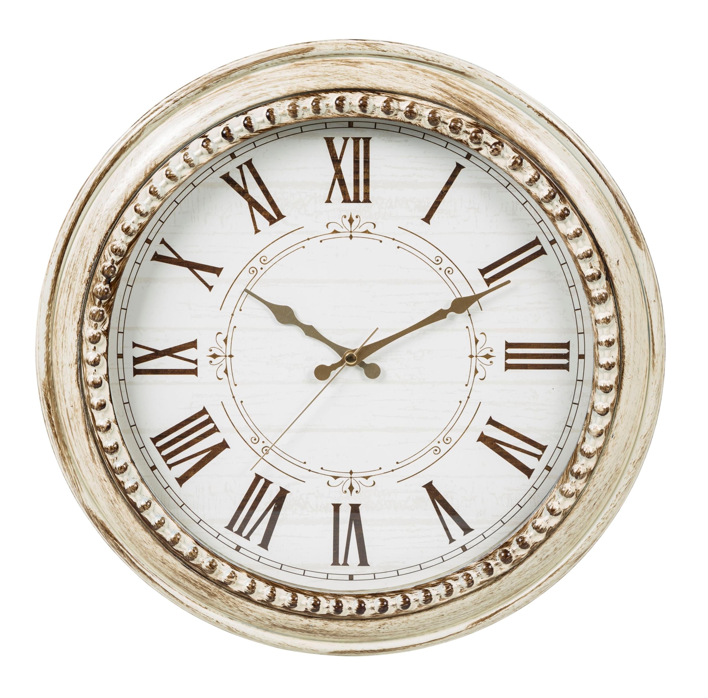  ESKİTME BEJ DUVAR SAATİ