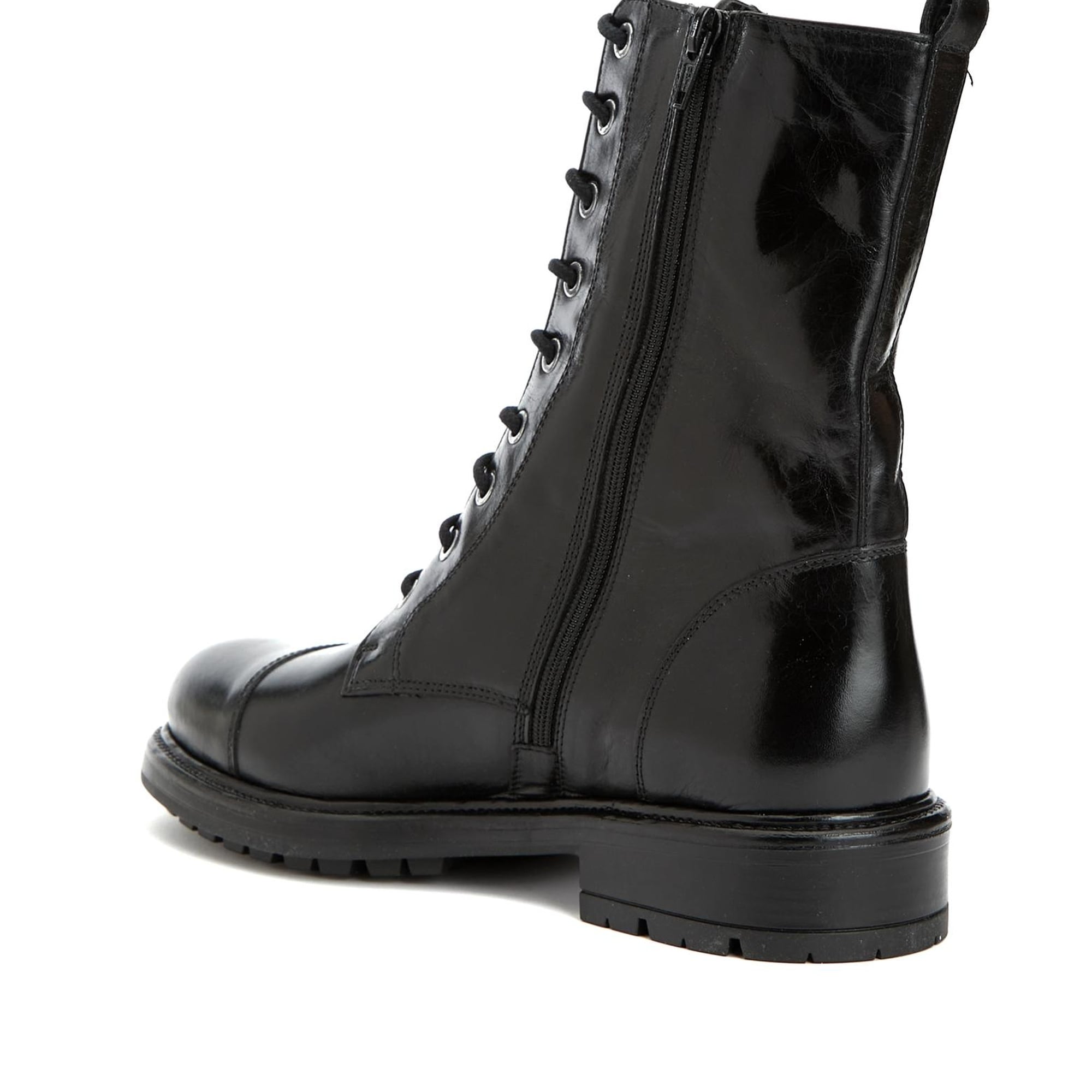 Network Kadın Siyah Deri Bot