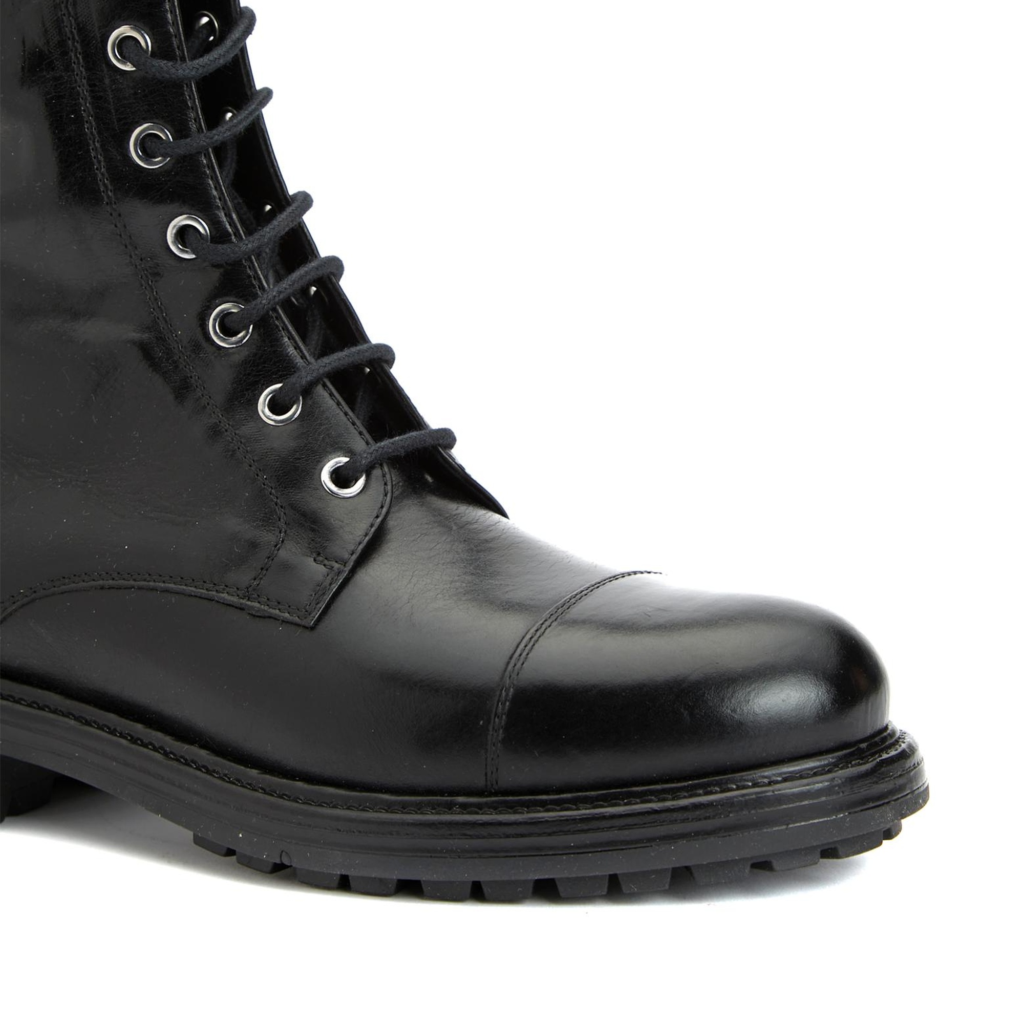 Network Kadın Siyah Deri Bot