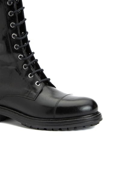  Network Kadın Siyah Deri Bot