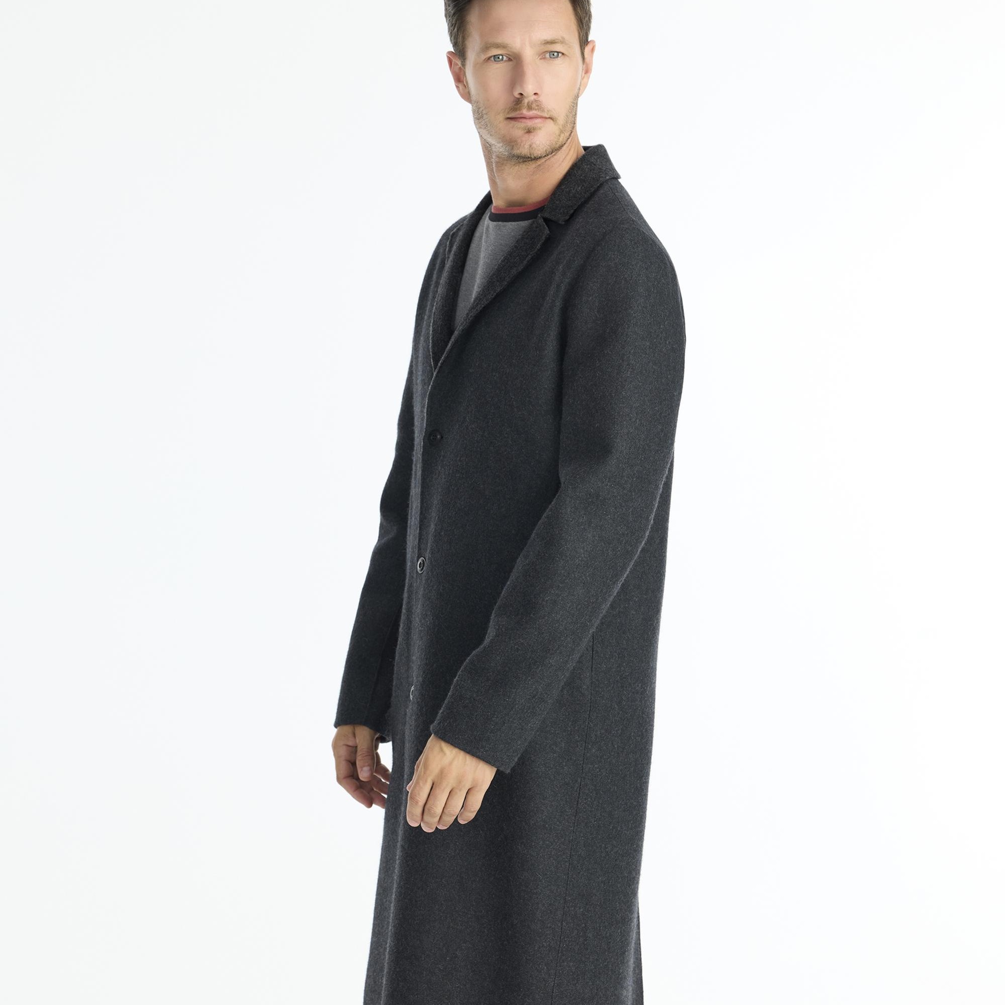 YARGICI Regular Ceket Yaka Uzun Kol Palto