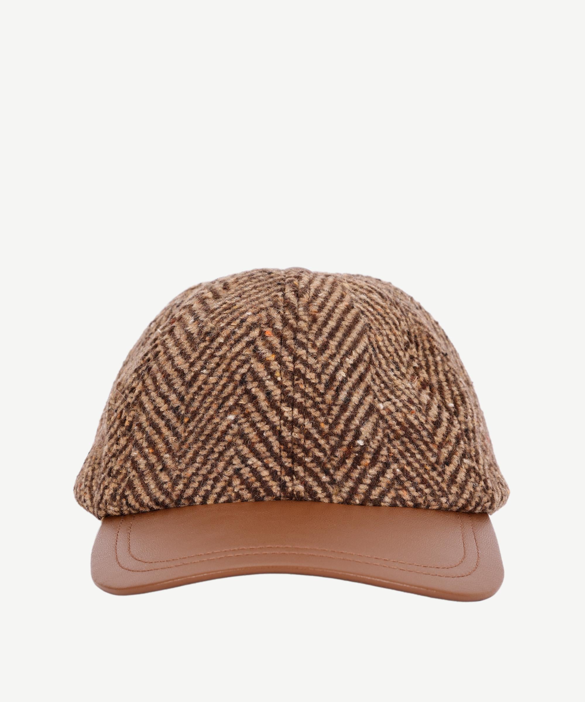  YARGICI Balıksırtı Desenli Yün Şapka