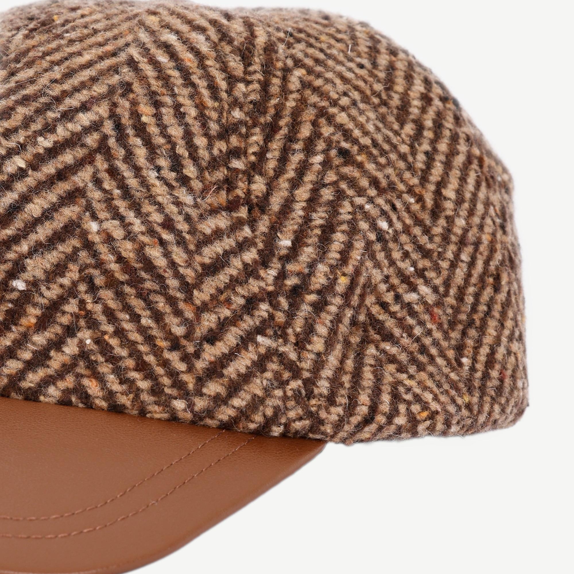 YARGICI Balıksırtı Desenli Yün Şapka