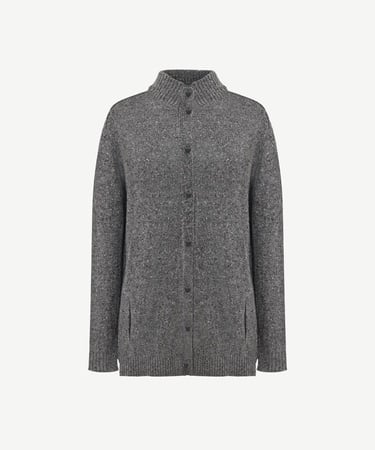  YARGICI Regular Dik Yaka Uzun Kol Hırka