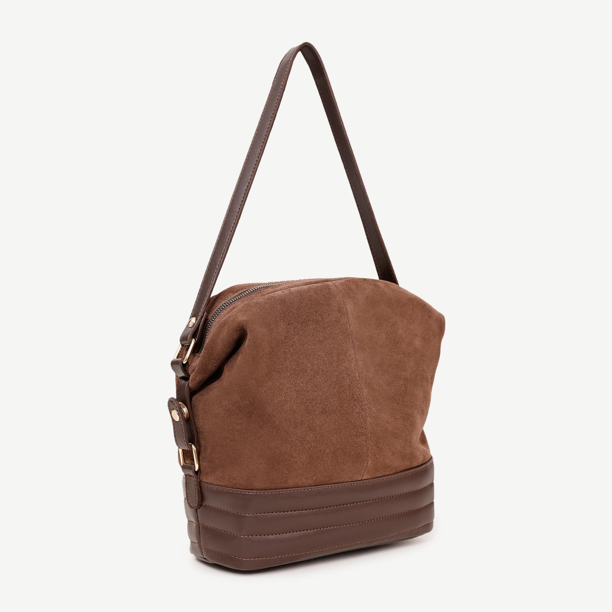 YARGICI Süet Omuz Çantası