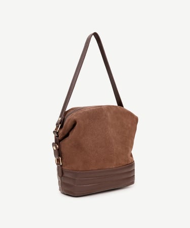  YARGICI Süet Omuz Çantası