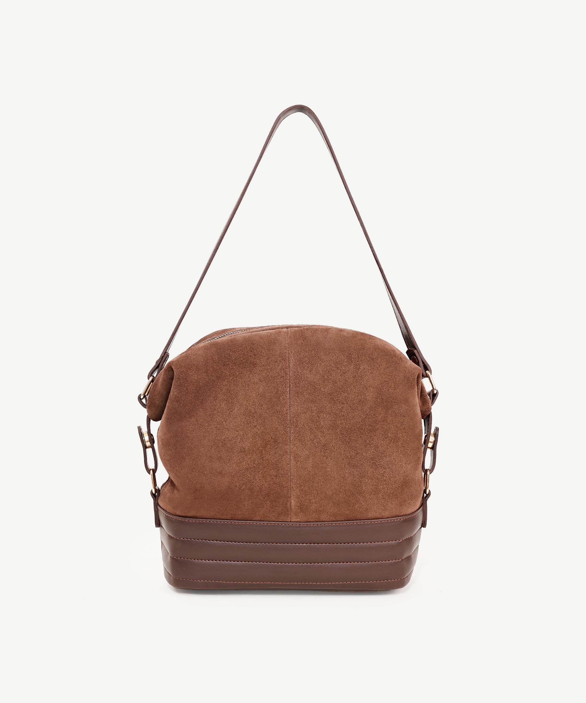  YARGICI Süet Omuz Çantası